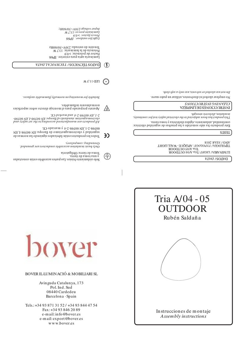 bover Tria A/04 User manual