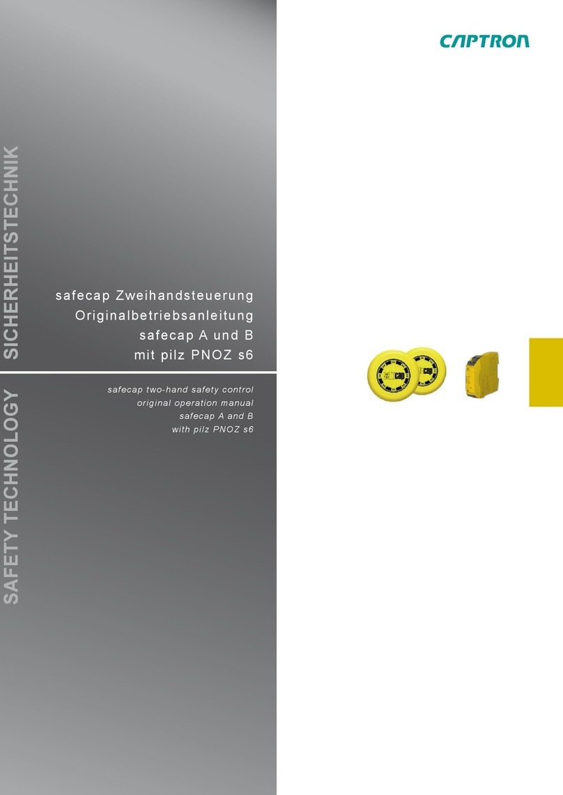 Captron safecap A Operation manual