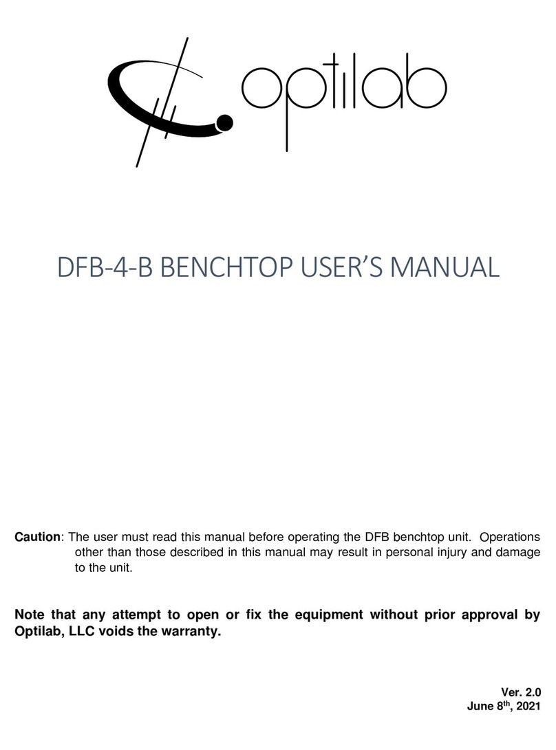 OPTILAB DFB-4-B user manual