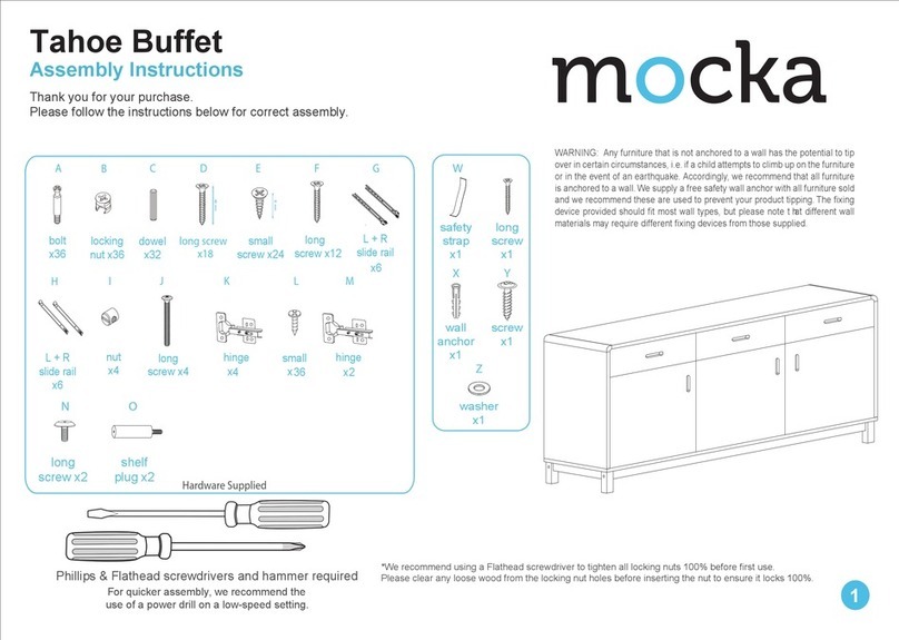 Mocka Tahoe Buffet User manual