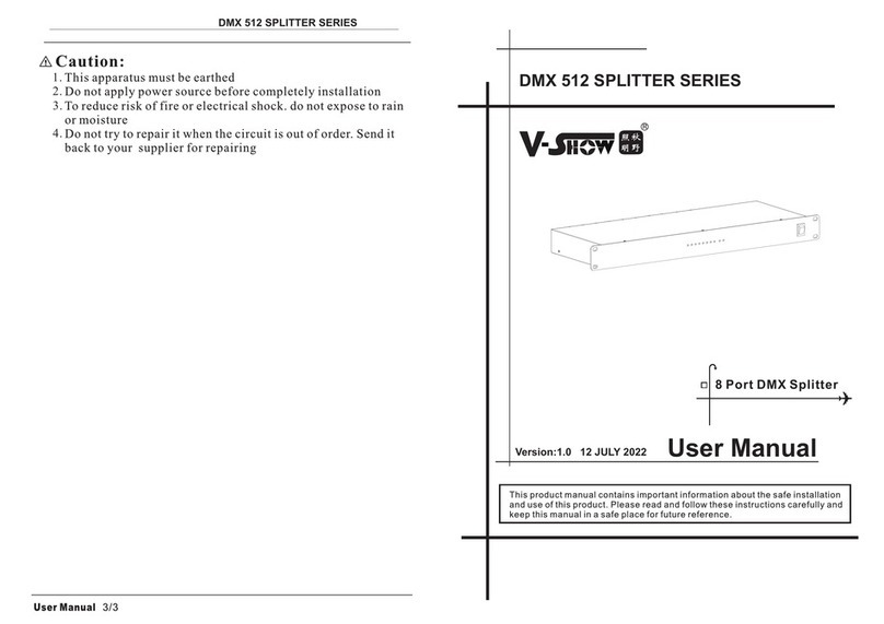 V-Show DSP08 user manual