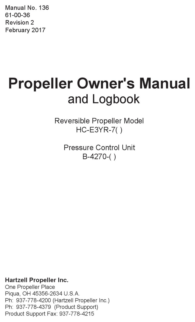 Hartzell HC-E3YR-7 owner's manual