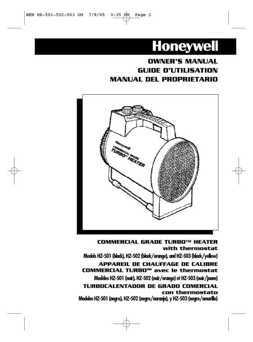 Honeywell HZ-501 User manual