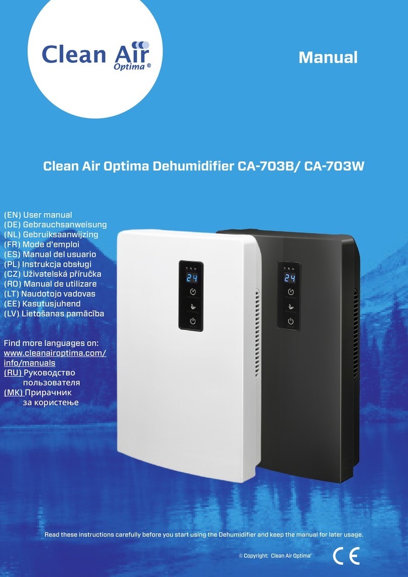 Clean Air Optima CA-703B user manual