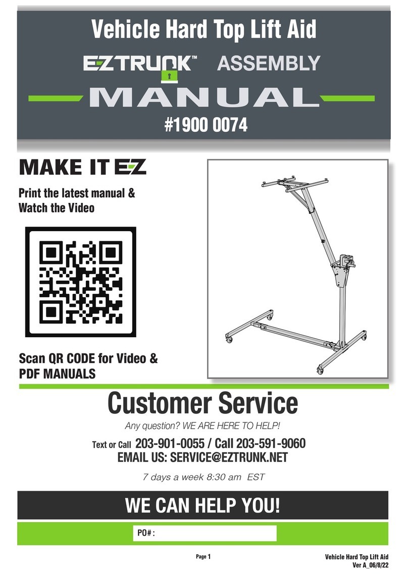 EZTRUNK 1900 0074 Assembly manual