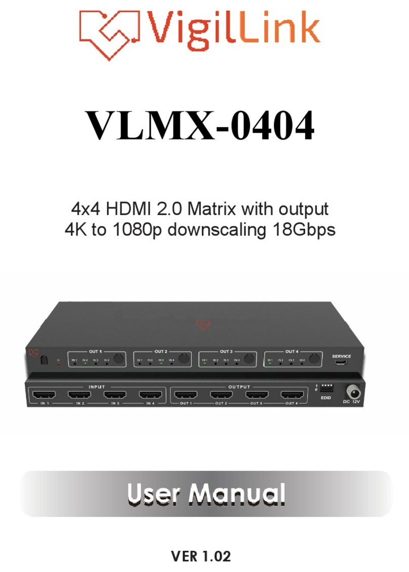 VigilLink VLMX-0404 user manual