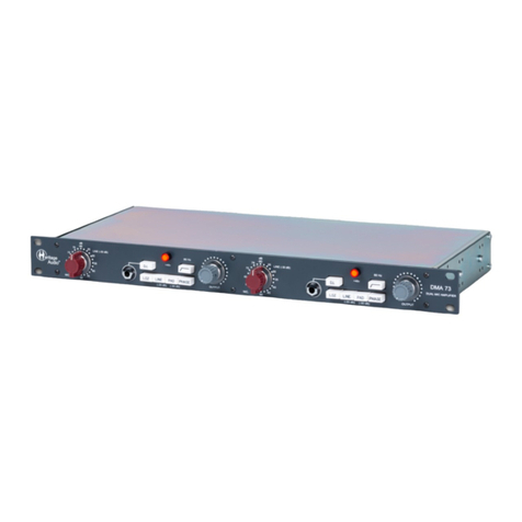 Heritage Audio DMA 73 user manual
