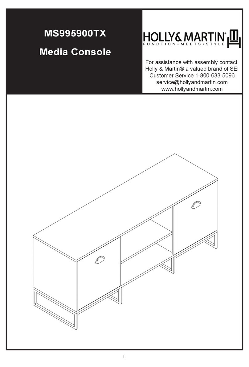 HOLLY&MARTIN MS995900TX Assembly instructions