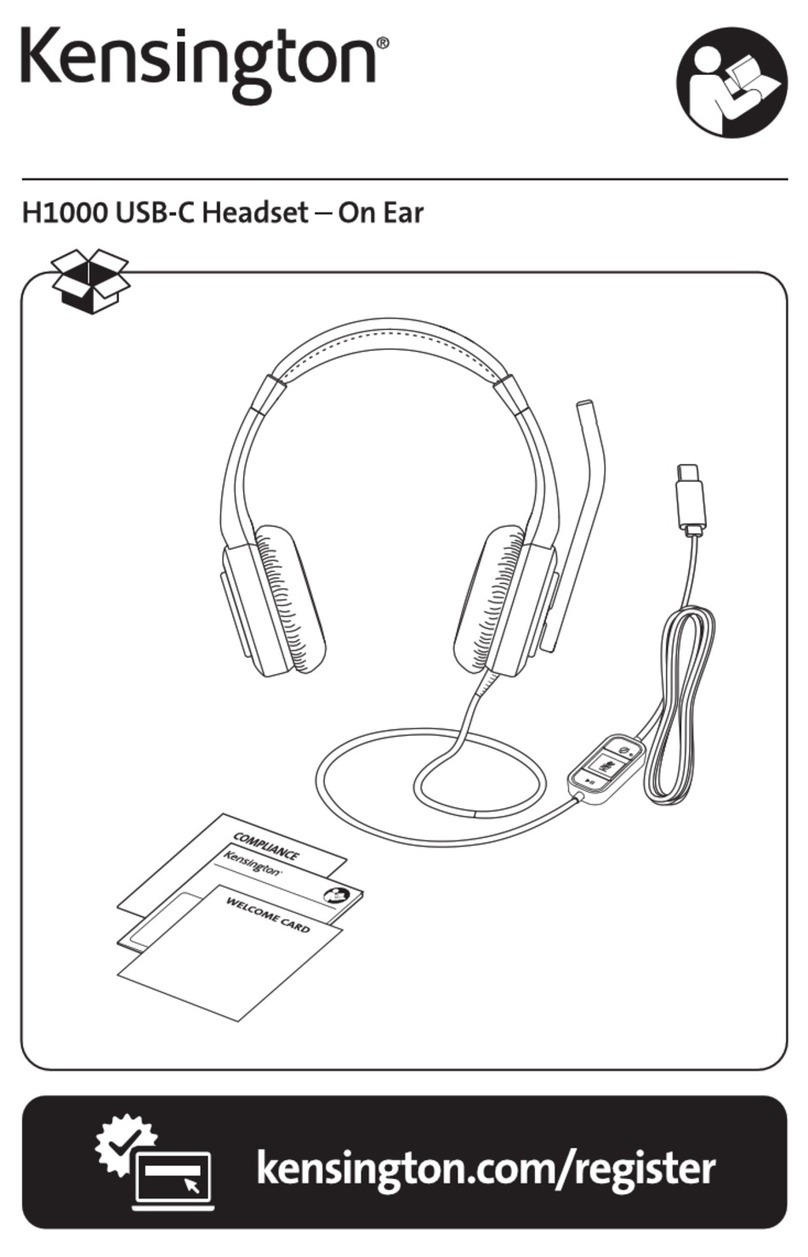 Kensington H1000 quick start guide
