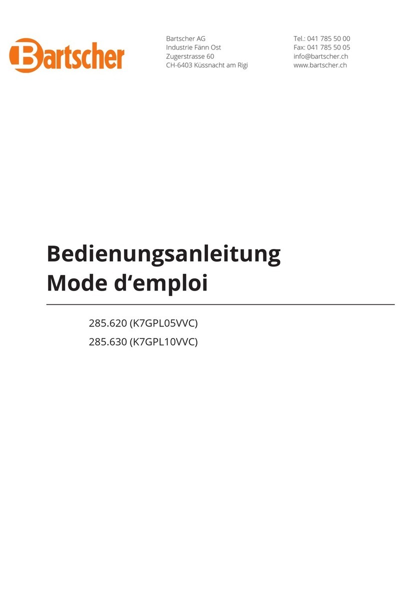 Bartscher 70 Series manual