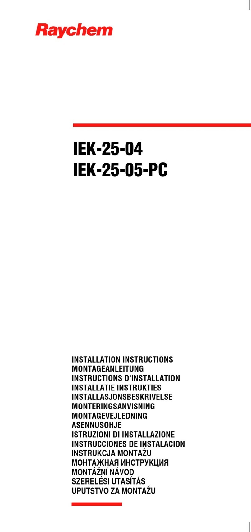 Raychem IEK-25-04 User manual