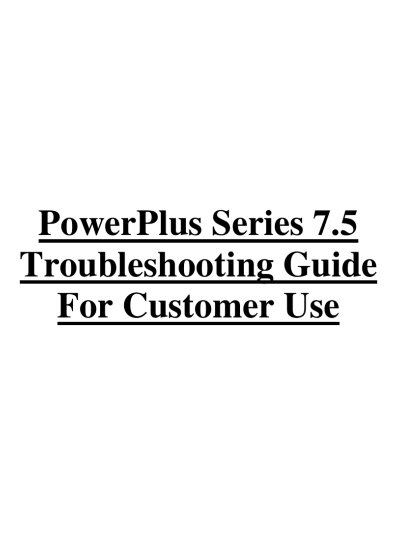 NWL PowerPlus 7.5 Series Troubleshooting Guide For Customer Use