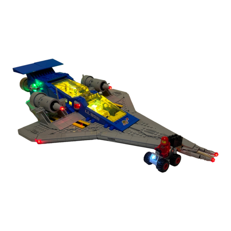 Glow Bricks Lego 10497 Galaxy Explorer User manual