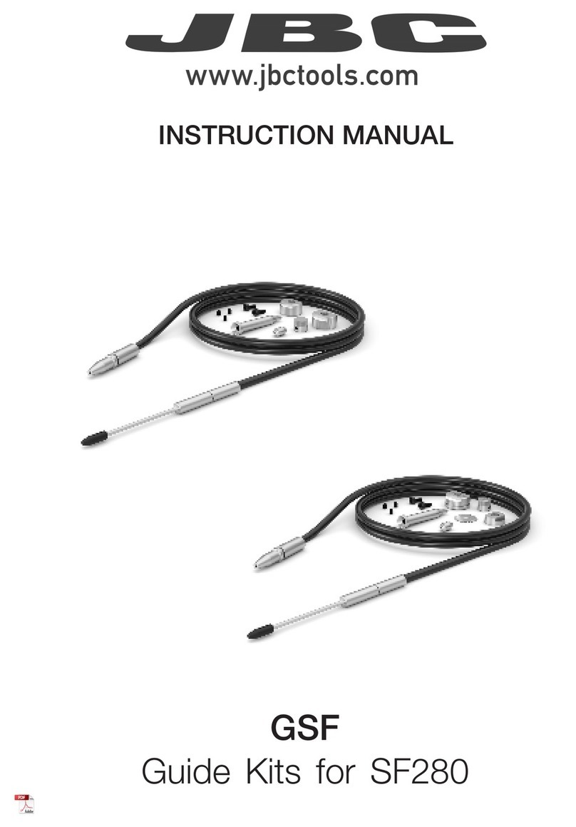 jbc GSF Series User manual