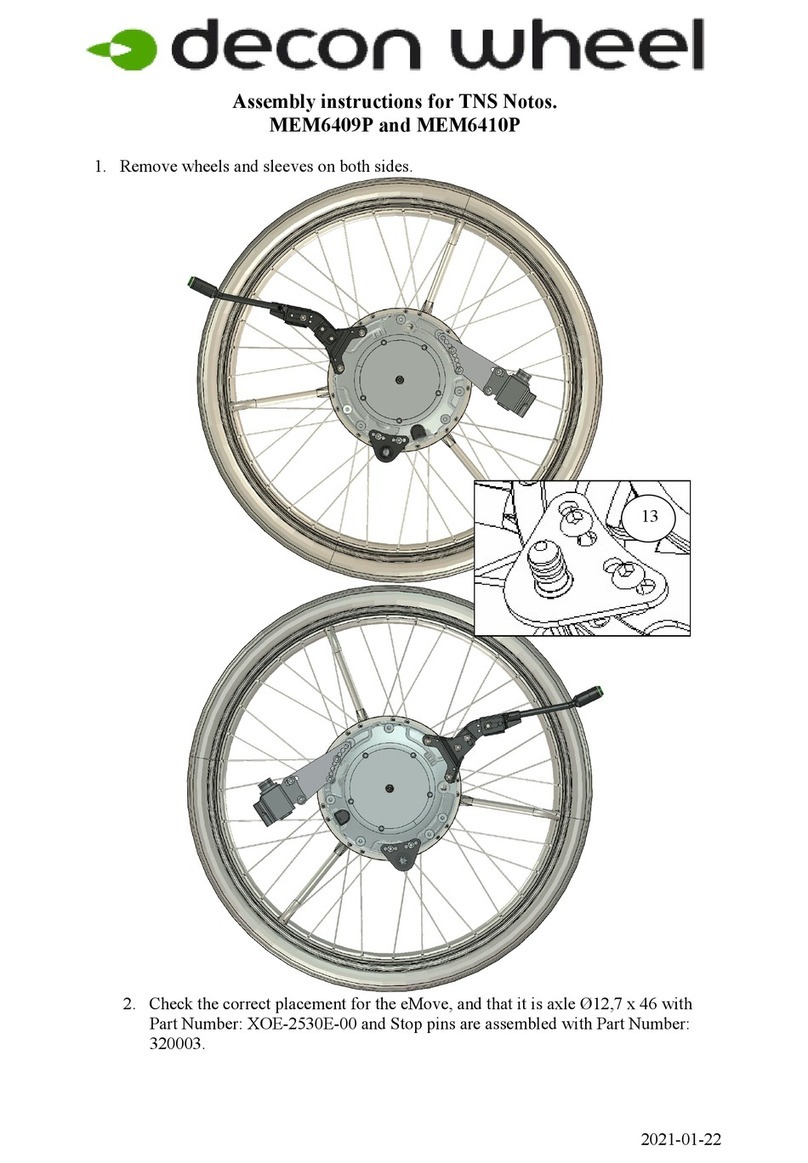 Decon wheel TNS Notos User manual