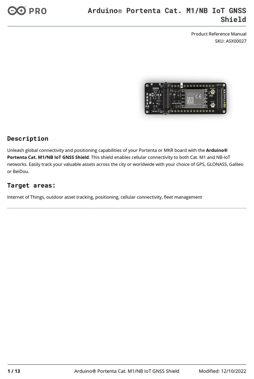 Arduino PRO Portenta ASX00027 Product reference manual