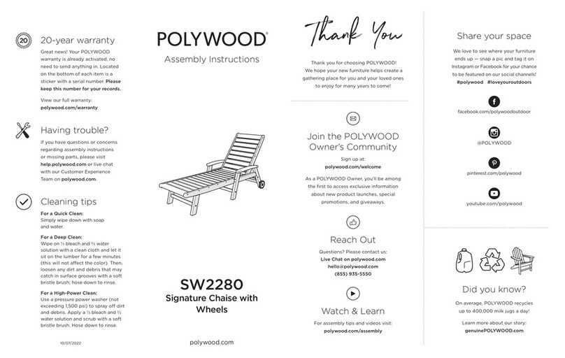 Polywood SW2280 User manual