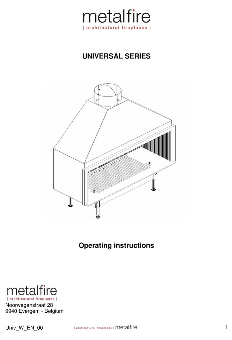 Metalfire UNIVERSAL Series operating instructions
