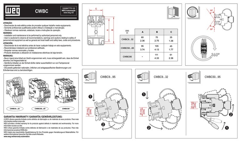 WEG CWBC9 18 Series instructions