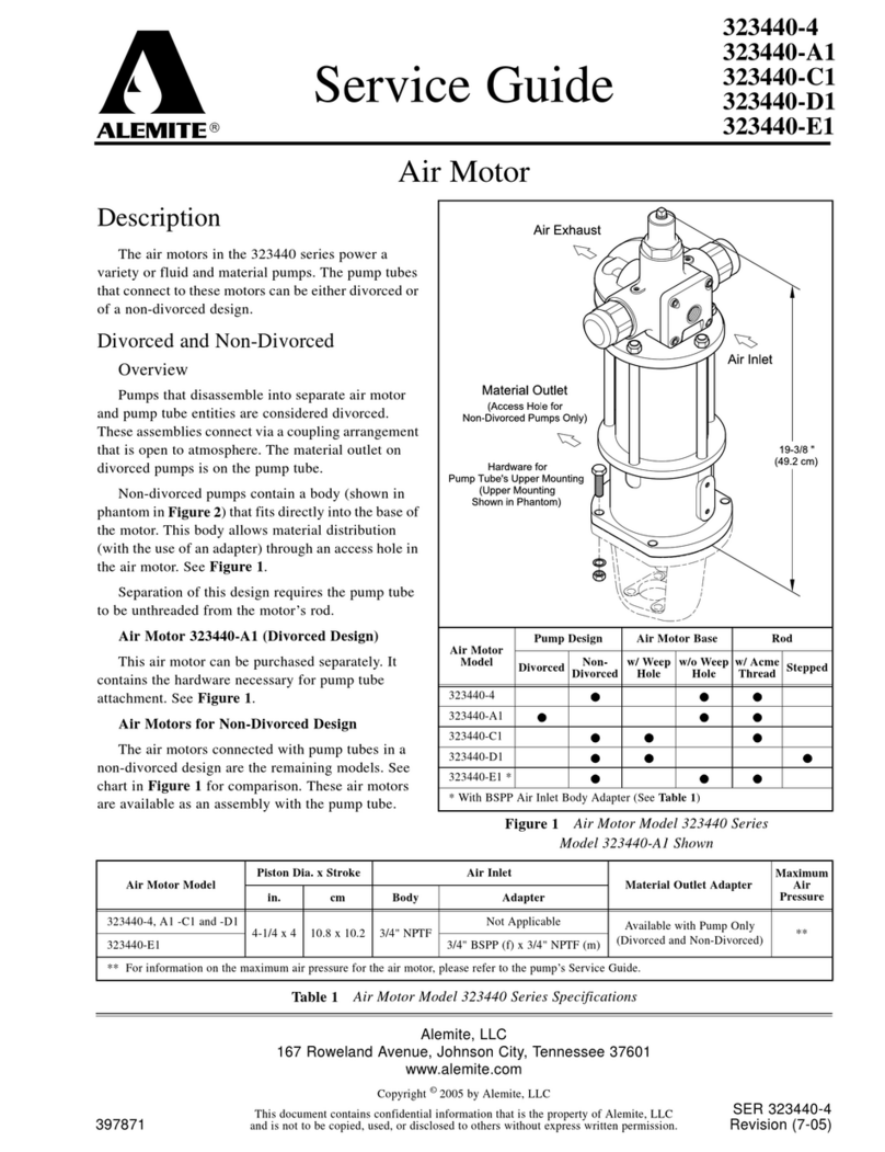 Alemite 323440-4 User manual
