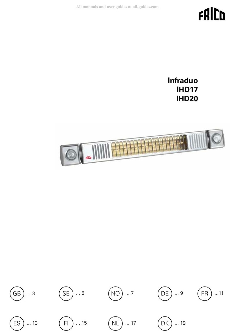 Frico Infraduo IHD17 User manual
