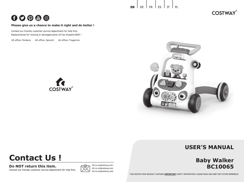 Costway BC10065 User manual