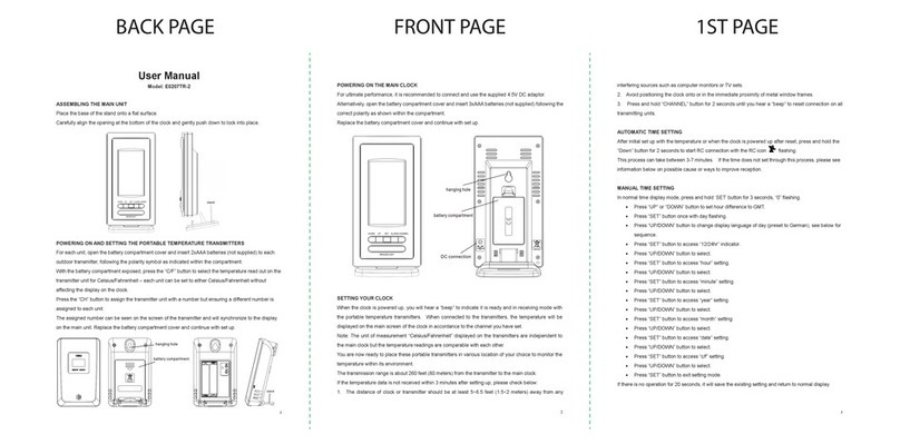 Argos E0207TR-2 user manual