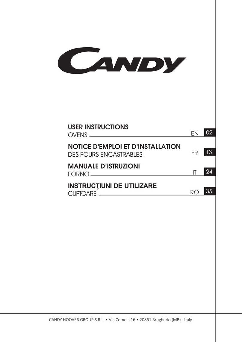 Candy FCXNE888X WIFI User instructions