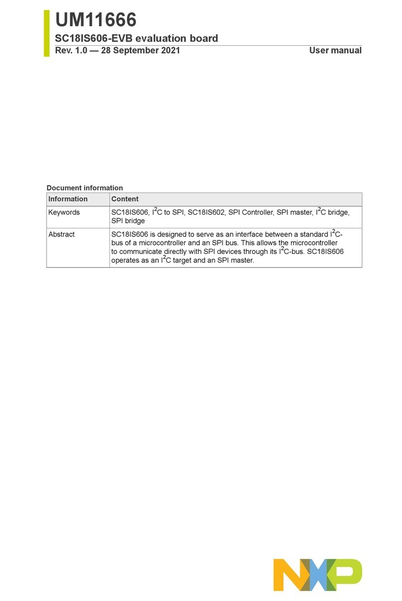 NXP Semiconductors SC18IS606-EVB User manual