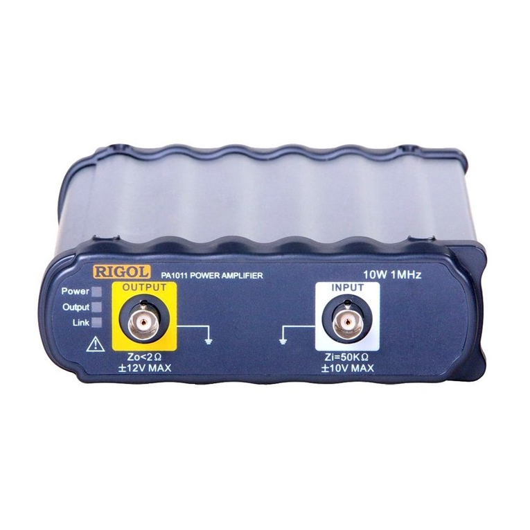 Rigol PA1000 Series user guide