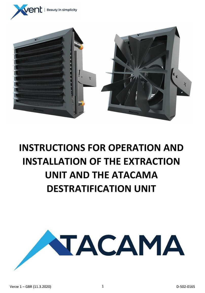 Xvent Atacama 2 instruction manual