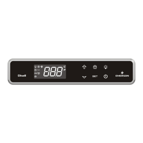 Emerson Dixell XWi70K Wiring diagram