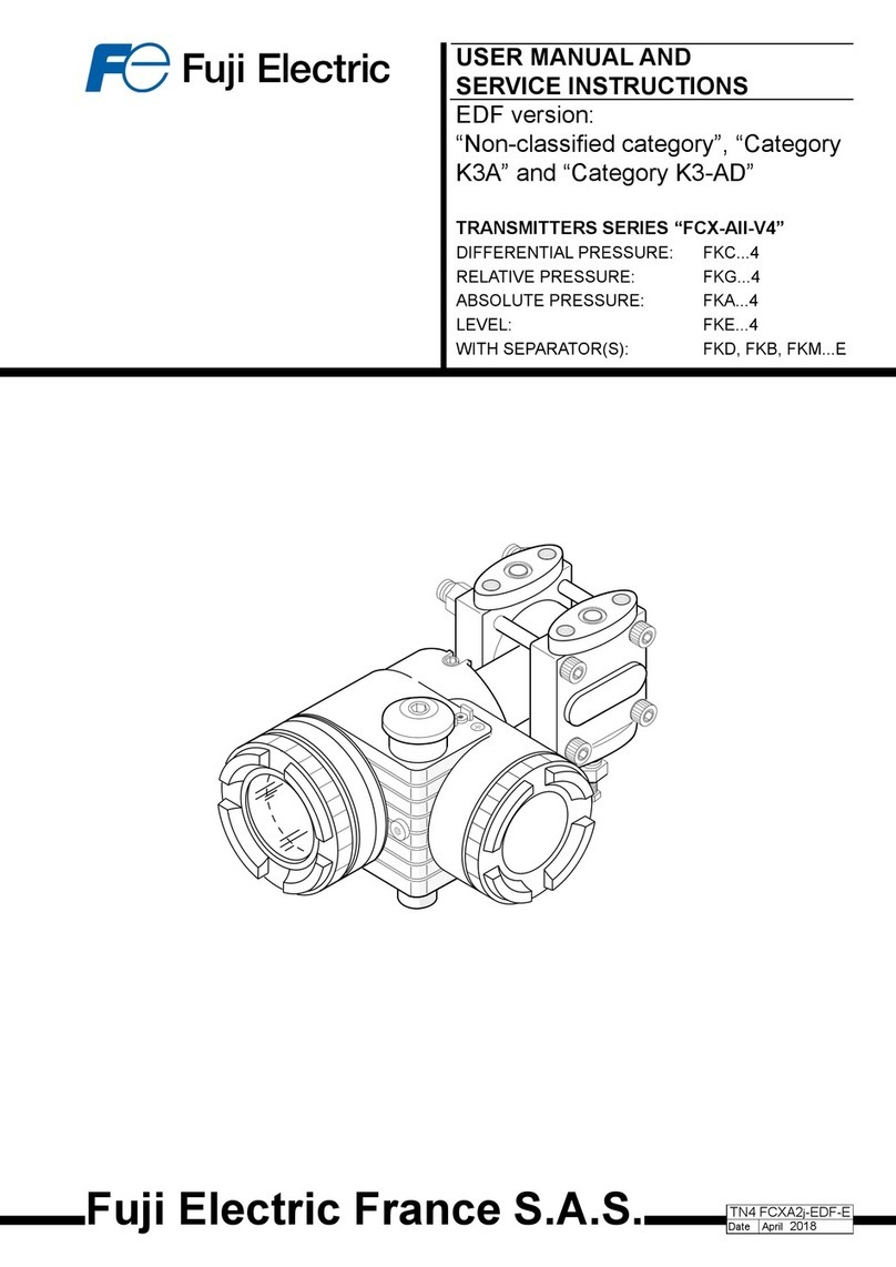 Fuji Electric FCX-AII-V4 Series Operating instructions