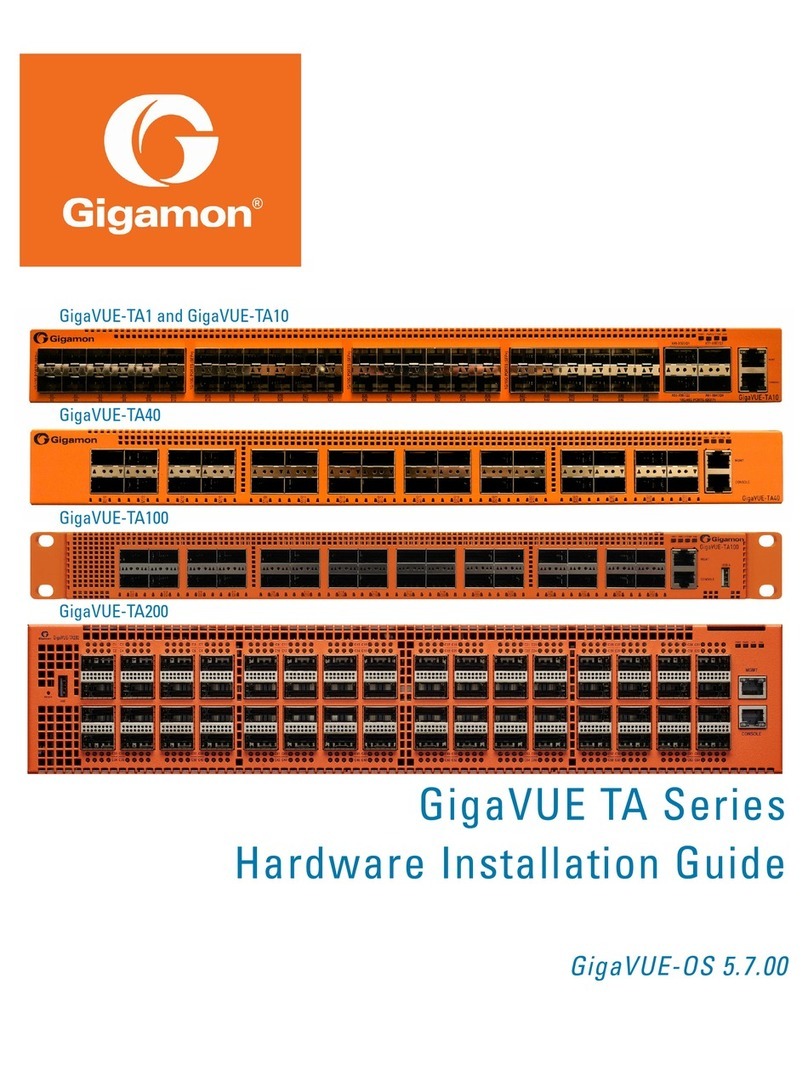 Gigamon GigaVUE TA Series Manual Gigamon GigaVUE TA Series Manual