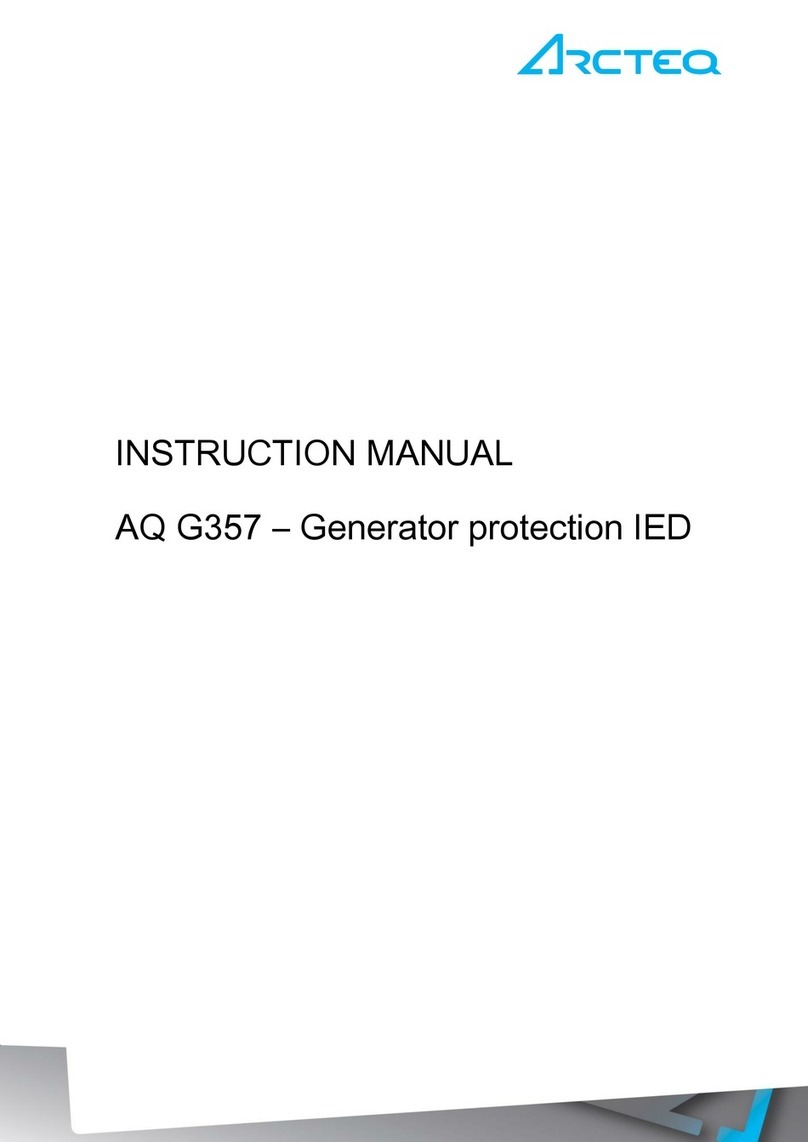 Arcteq AQ-G3 7 Series instruction manual