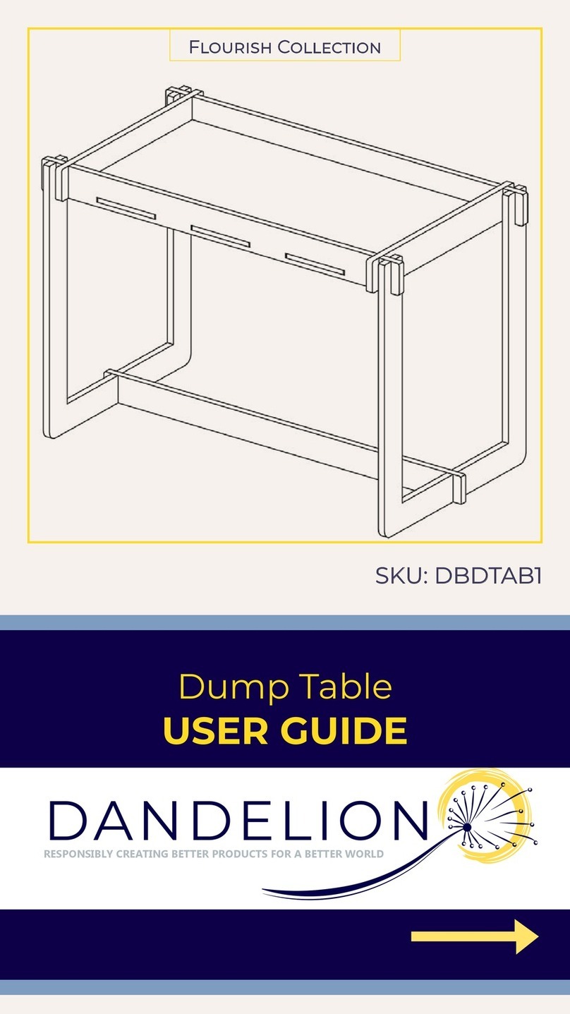 DANDELION FLOURISH DBDTAB1 user guide