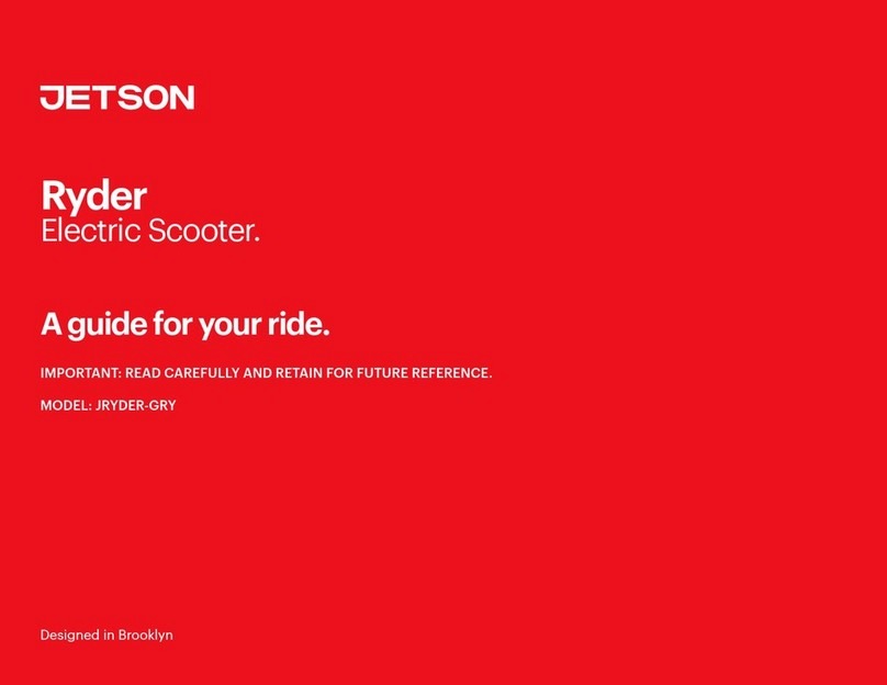 Jetson JRYDER-GRY User manual Jetson JRYDER-GRY User manual