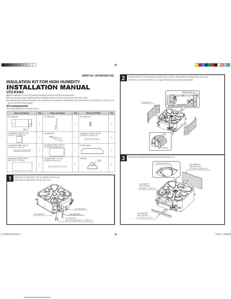 Fujitsu UTZ-KXGC installation manual Fujitsu UTZ-KXGC installation manual