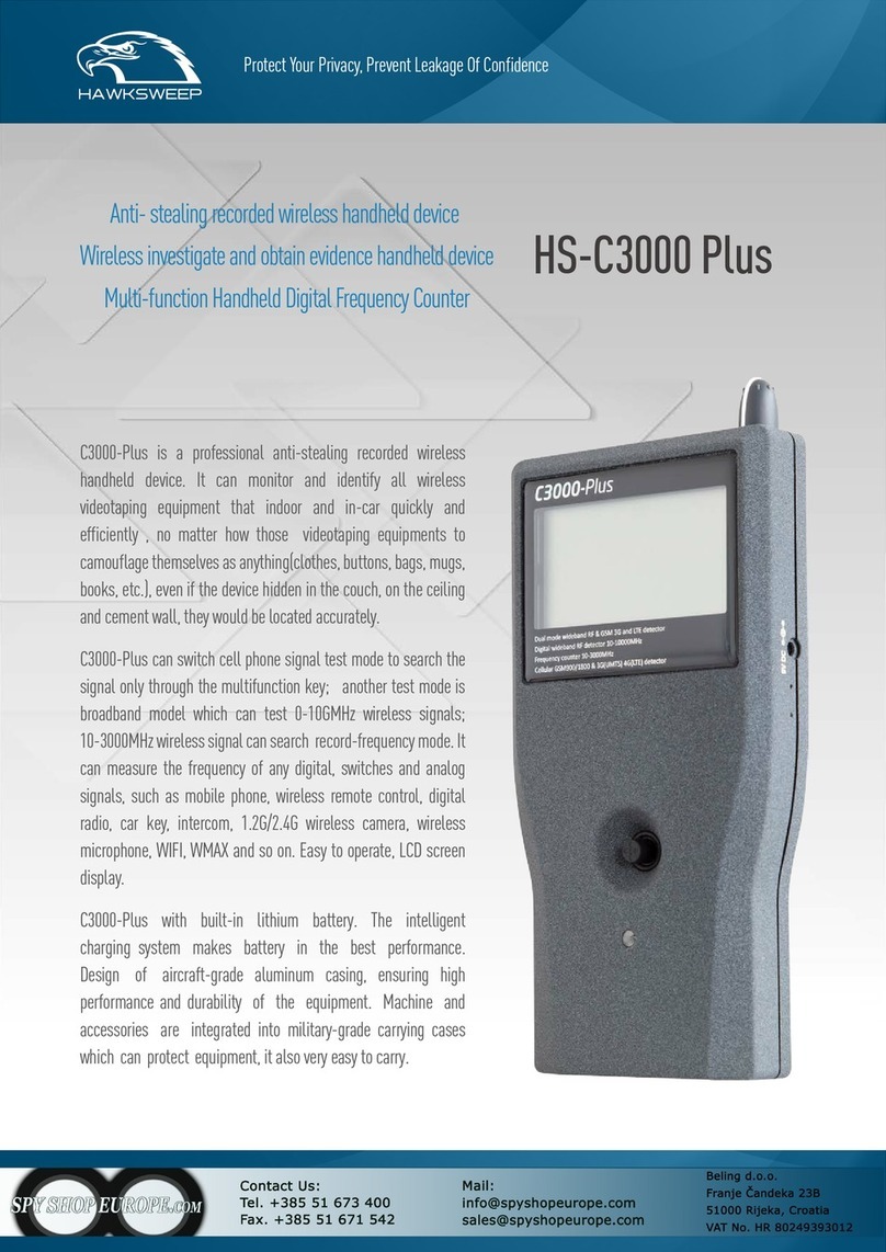 hawksweep HS-C3000 Plus quick start guide