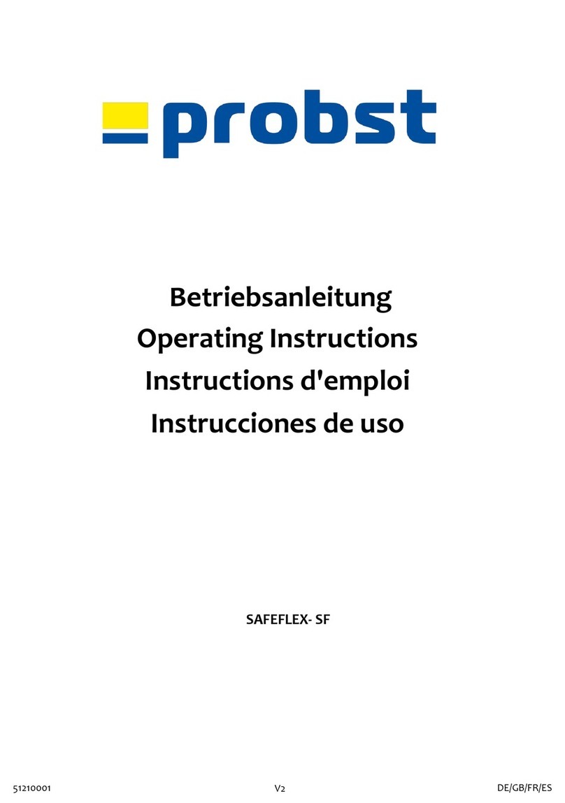 probst SAFEFLEX-SF User manual
