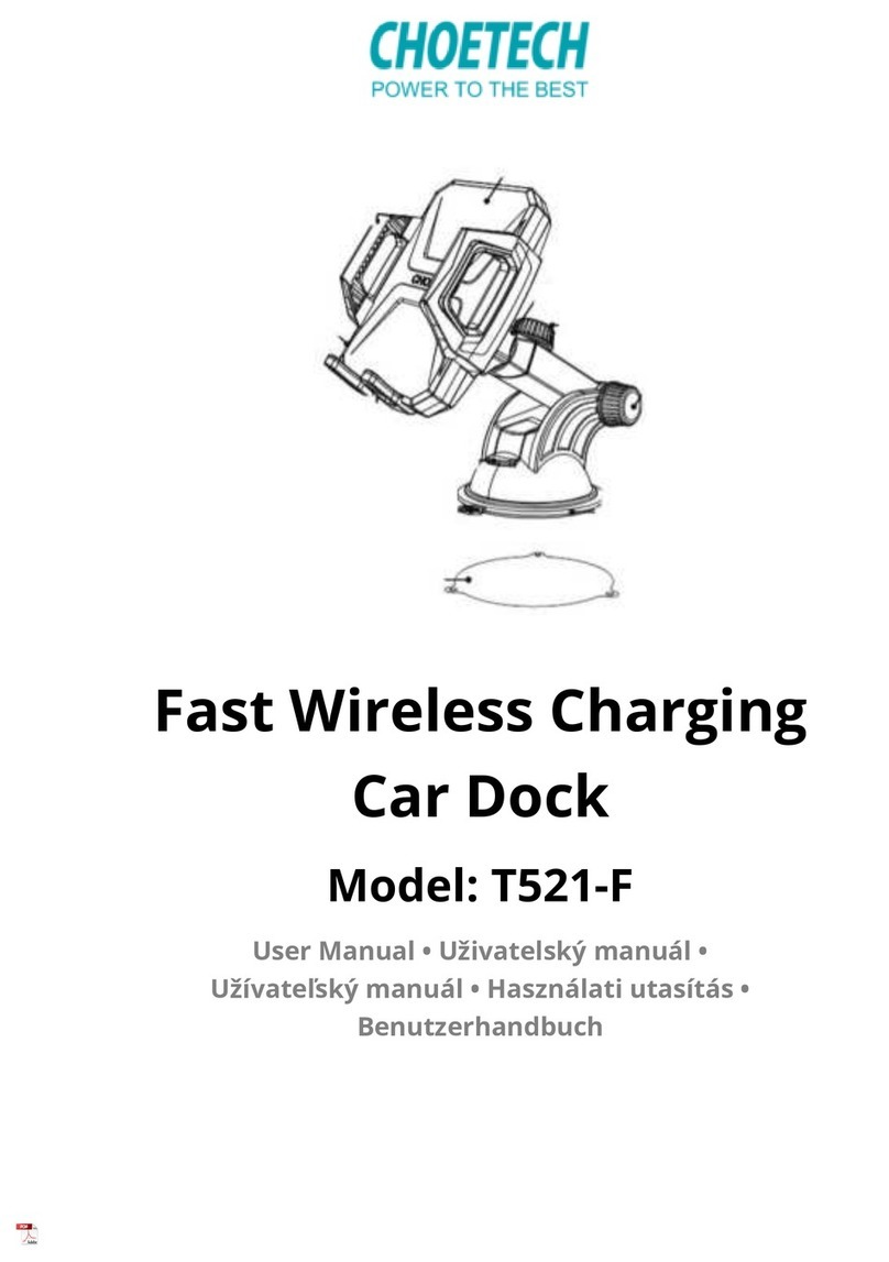 Choetech T521-F user manual