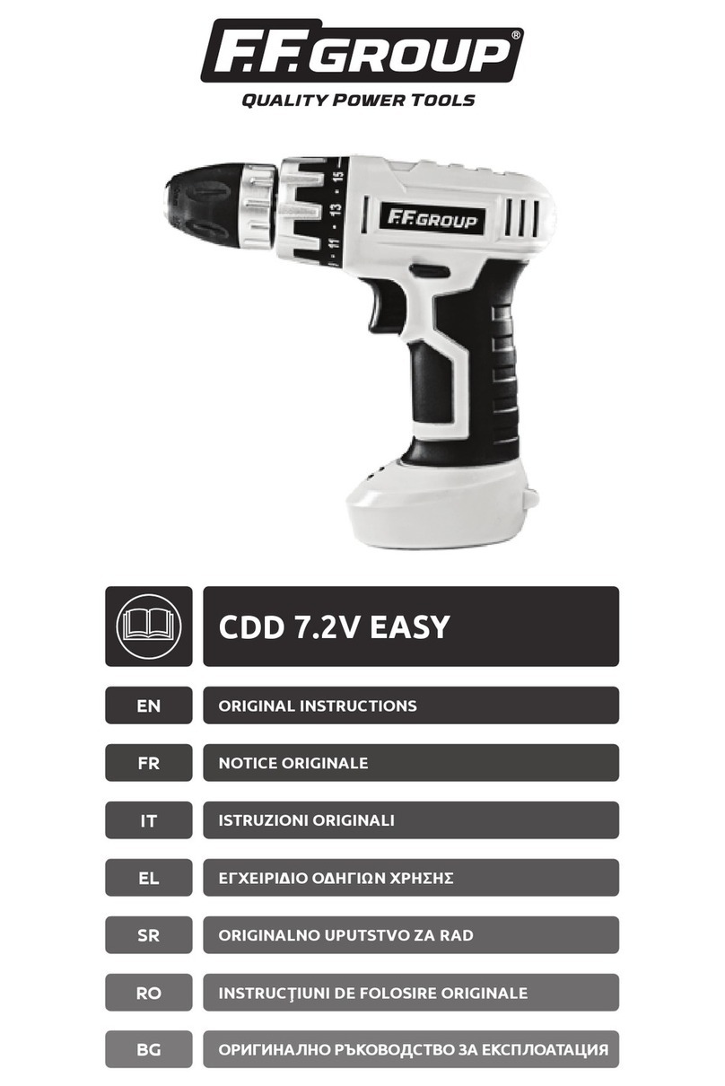 F.F. Group CDD 7.2V EASY Original instructions F.F. Group CDD 7.2V EASY Original instructions