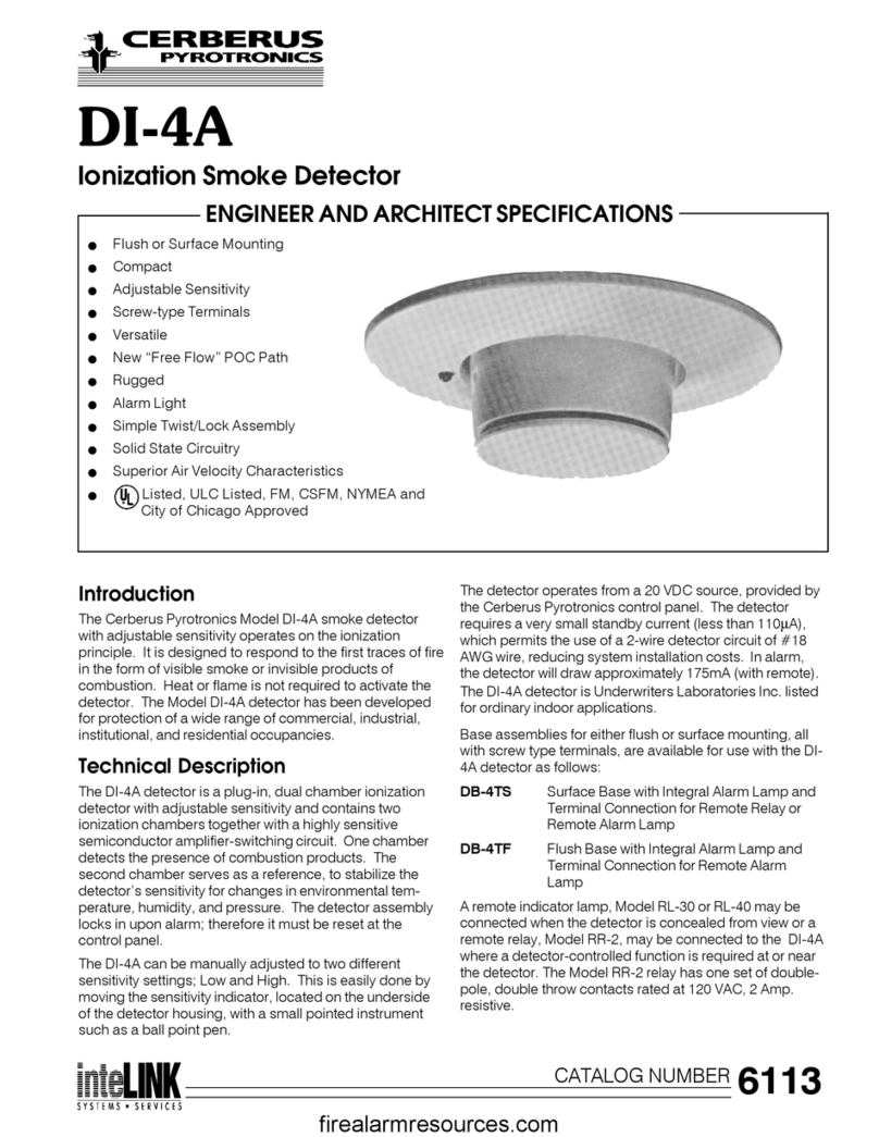 Cerberus inteLINK DI-4A quick start guide