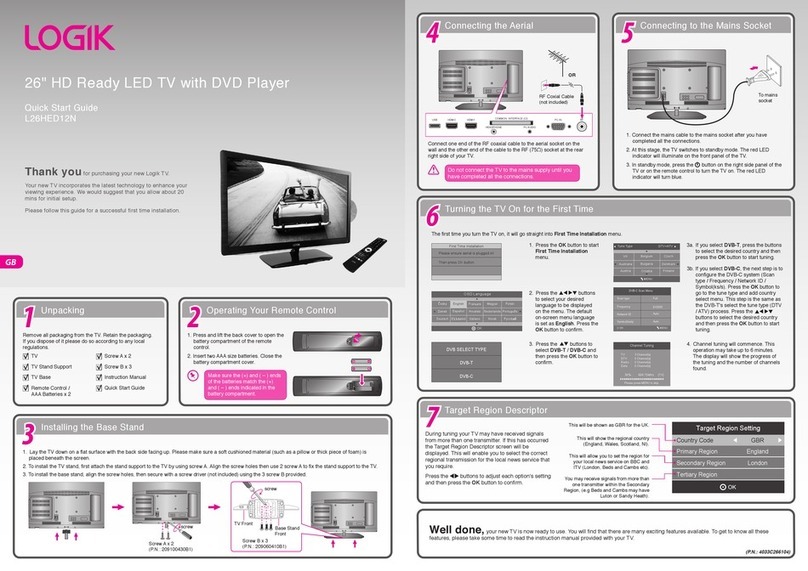 Logik L26HED12N User manual