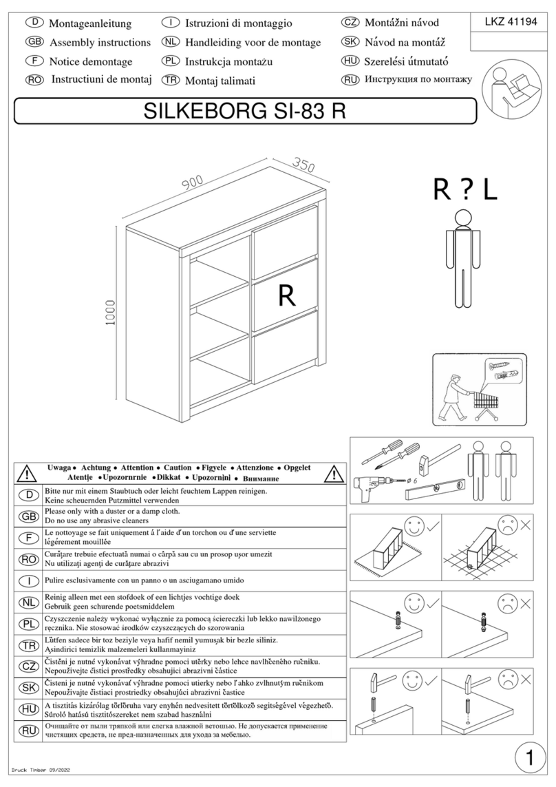 Woltra SILKEBORG SI-83 R Assembly instructions