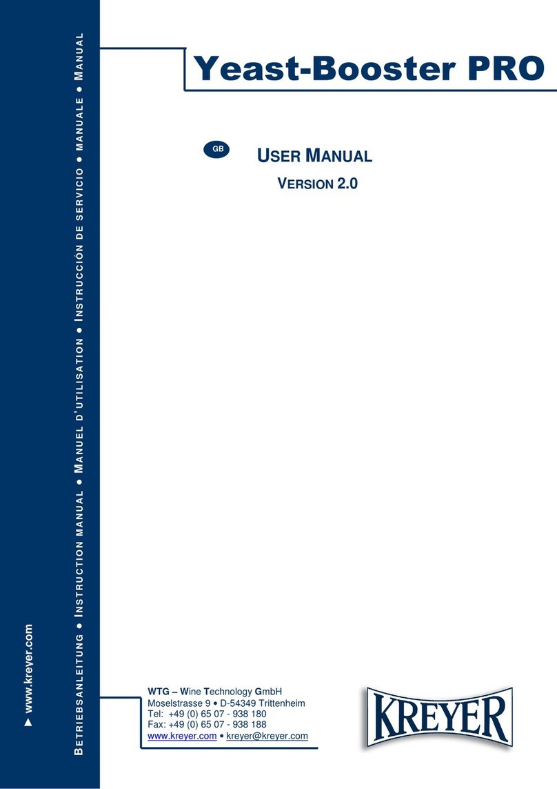 KREYER Yeast-Booster PRO user manual