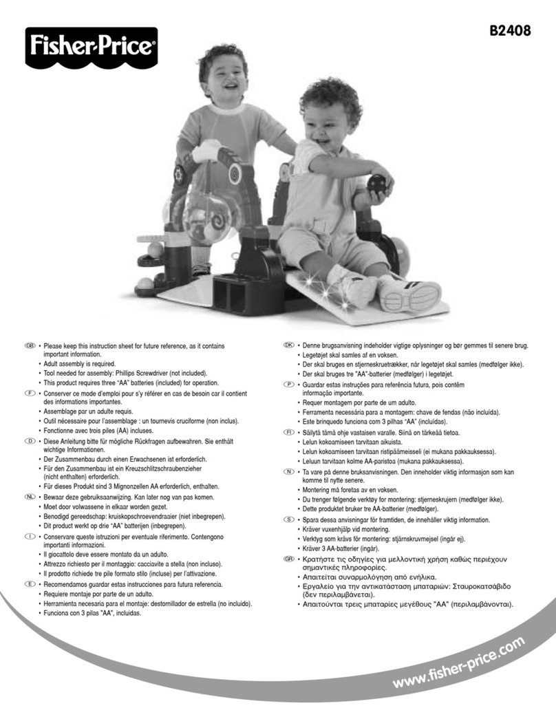 Fisher-Price B2408 manual Fisher-Price B2408 manual
