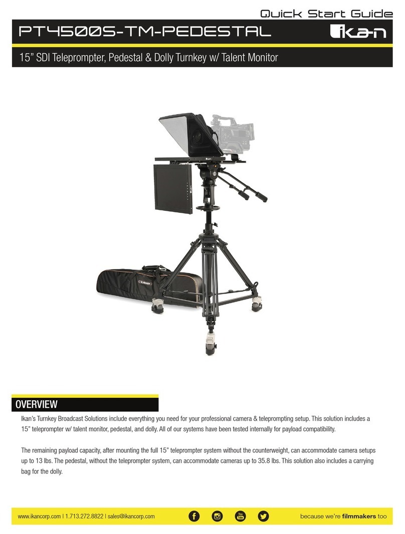 Ikan PT4500S-TM-PEDESTAL quick start guide