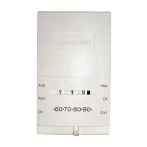 Honeywell T834C User manual