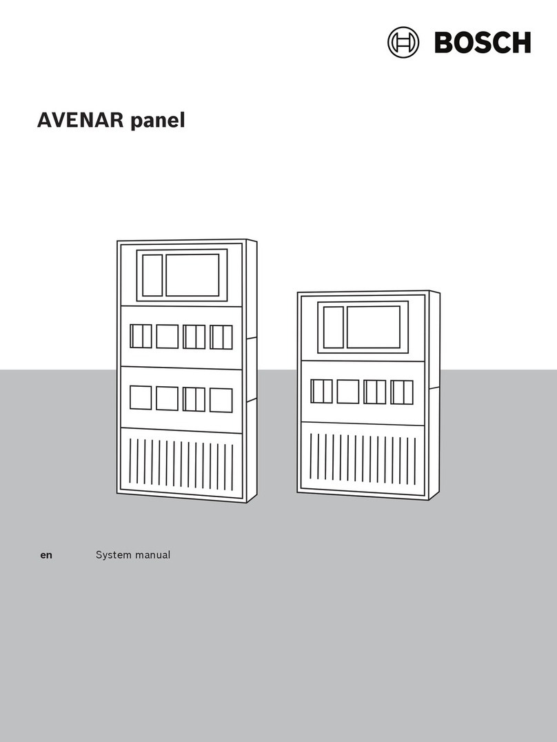 Bosch AVENAR panel System manual